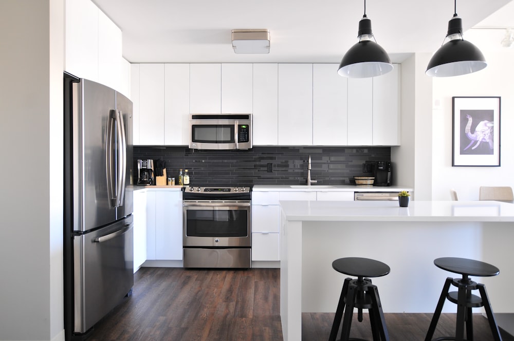 Modern kitchen with premium appliances